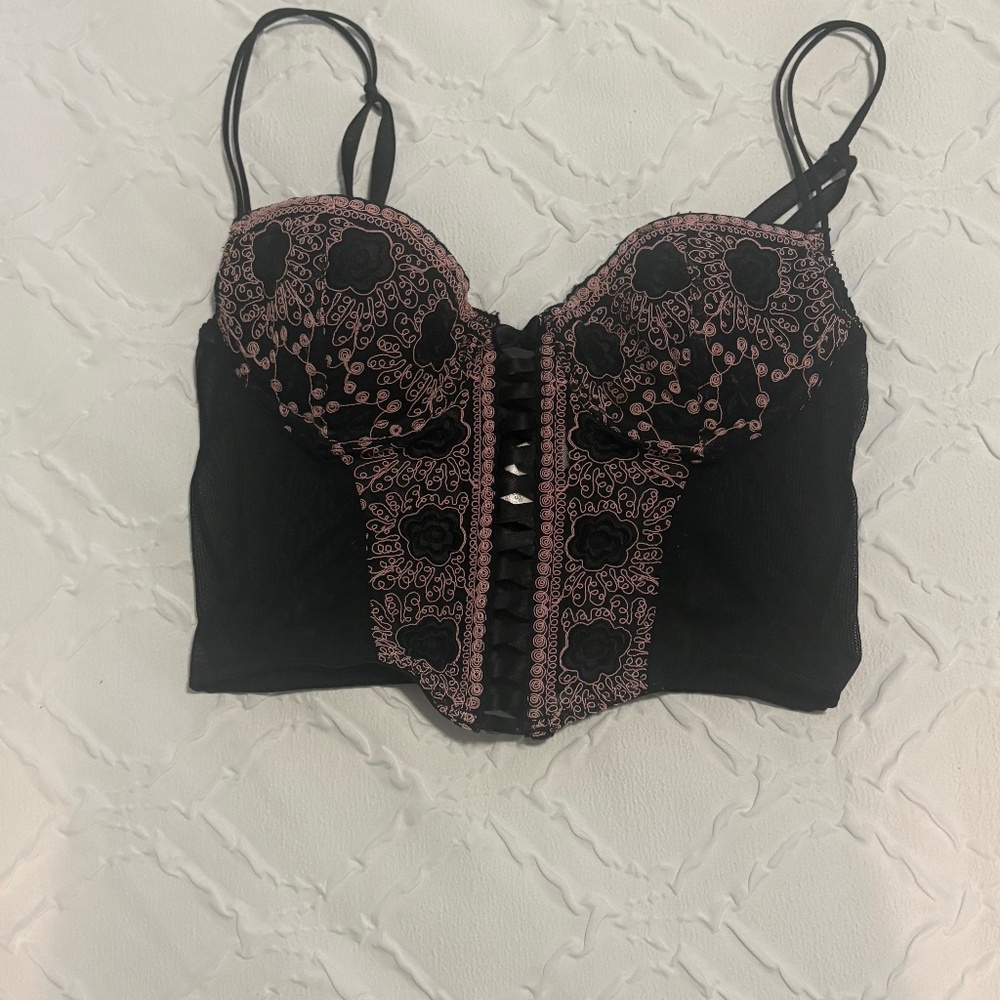 Vintage Embroidered Bustier